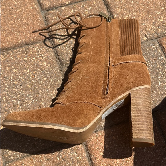 Michael Kors Tan Suede Ankle Boots - Picture 6 of 6